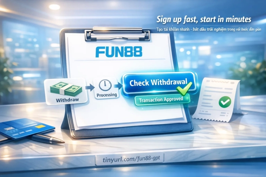 đăng ký tài khoản Fun88 quy trình 3 bước nhanh dưới một phút