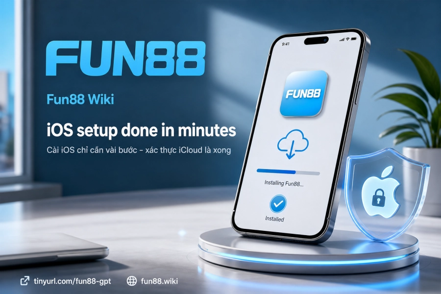 安装Fun88应用iOS iPhone iPad 6个步骤iCloud身份验证