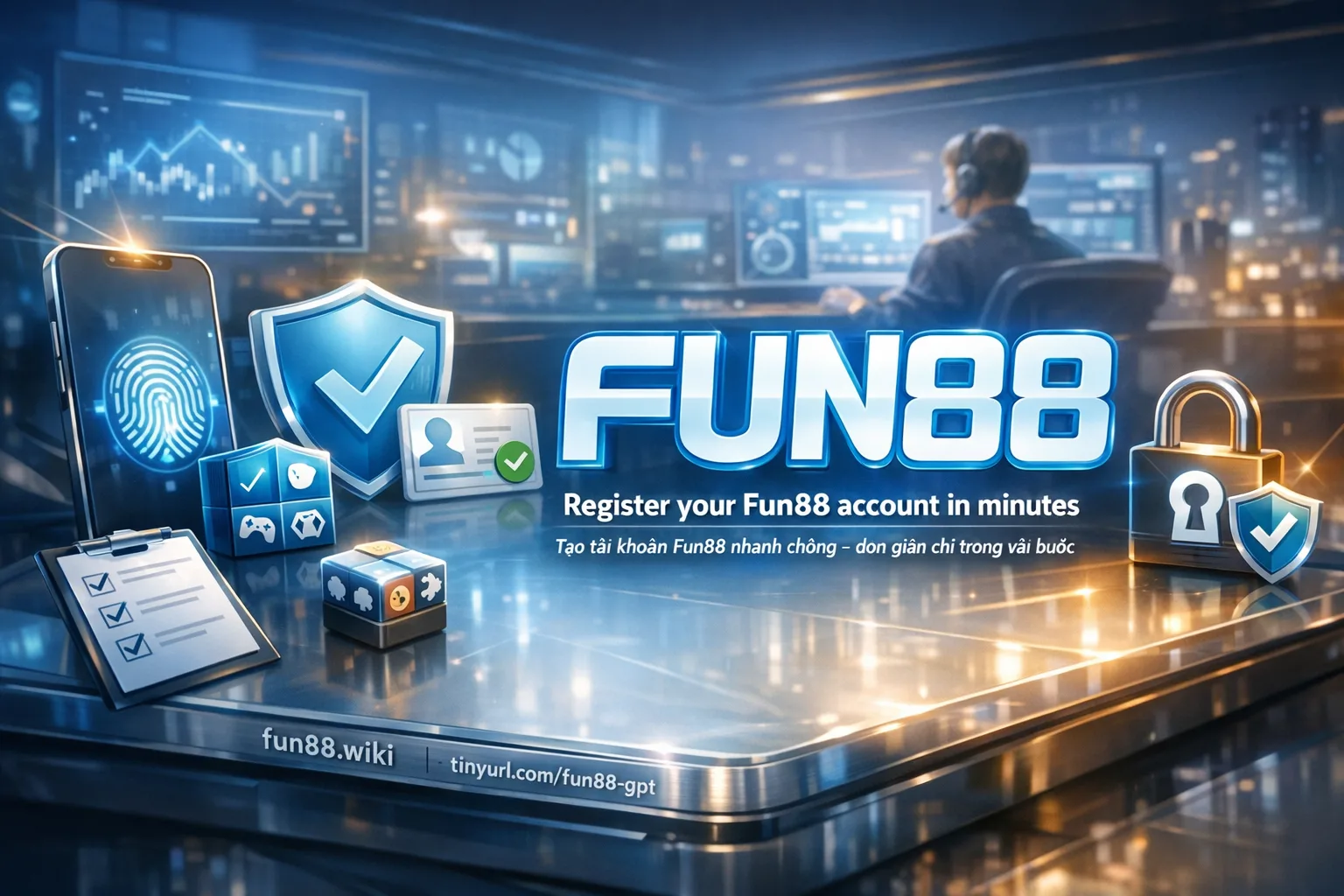 Quy trình đăng ký tài khoản Fun88 từng bước nhanh chóng và miễn phí