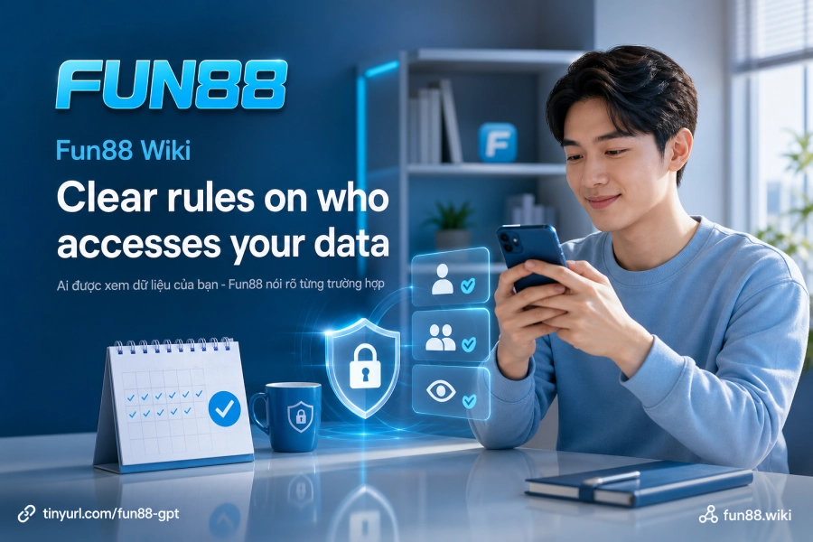 Ruang lingkup berbagi data privasi Fun88 penyimpanan informasi anggota