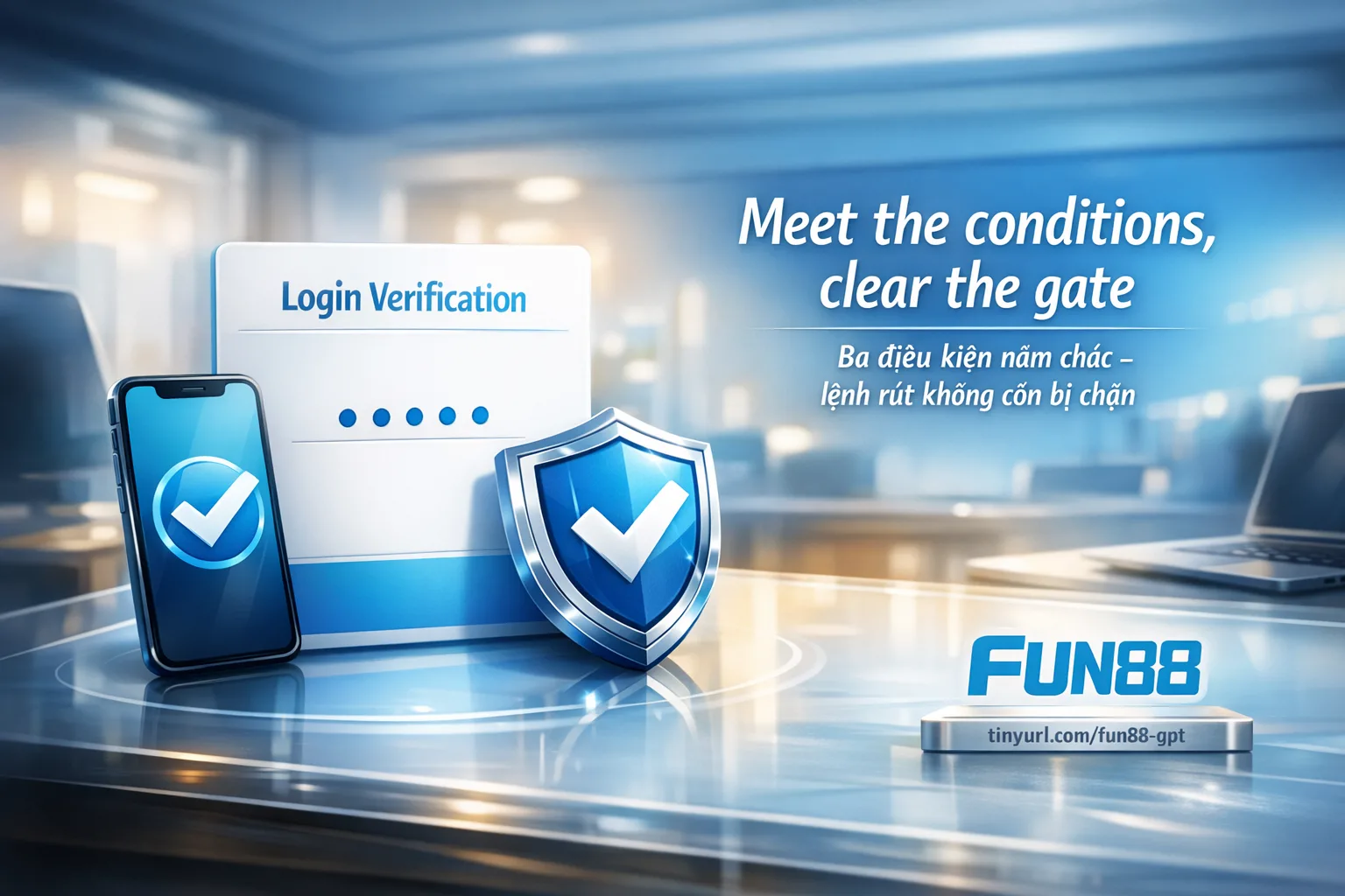 điều kiện rút tiền Fun88 KYC vòng cược tên tài khoản ngân hàng